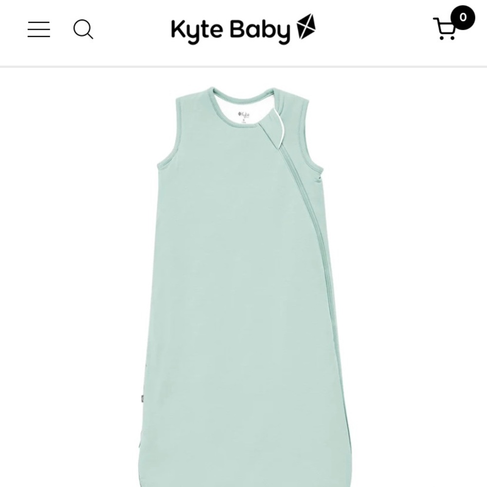 New Kyte Baby sleeping bag sac Sage size M Tog 1.0